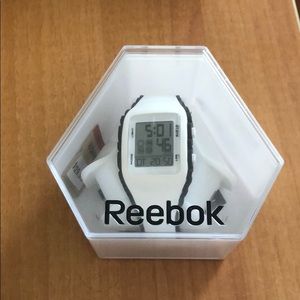 NWT White Reebok digital watch